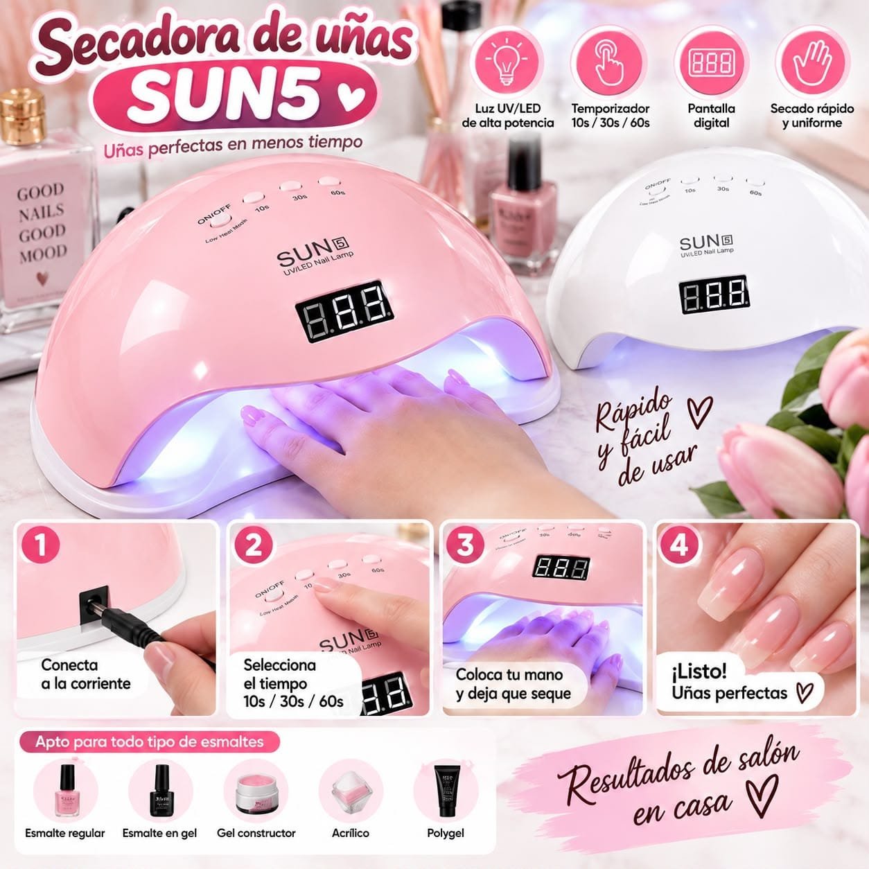 Lámpara de uñas de 48w