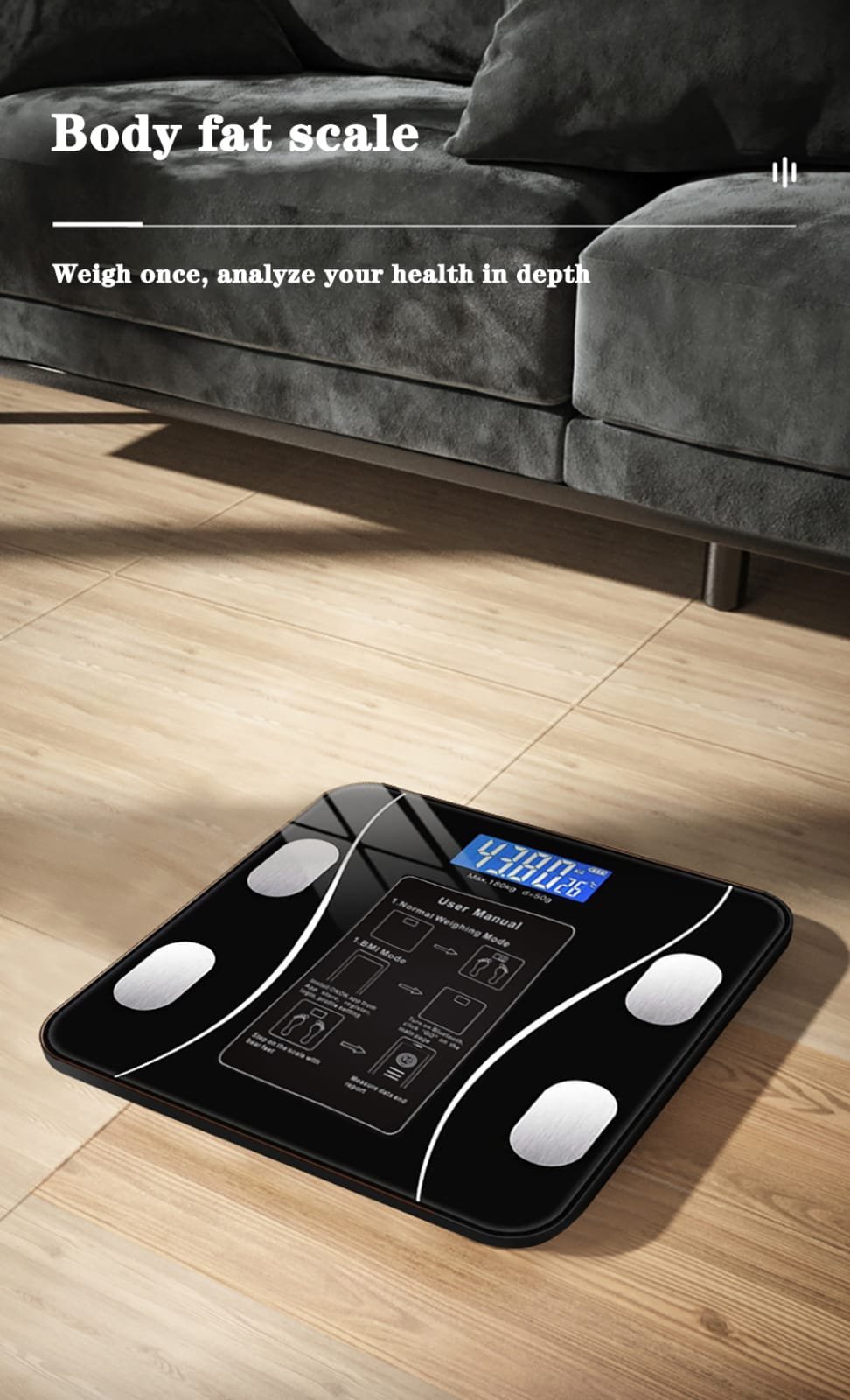 BALANZA DIGITAL BLUETOOTH