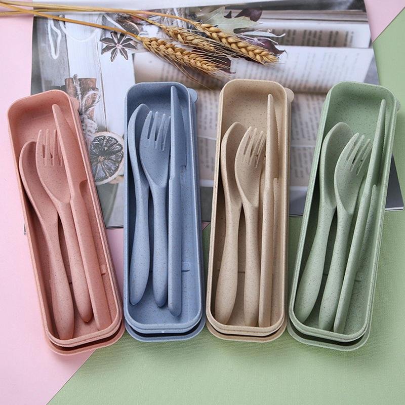 SET DE CUBIERTOS BAMBU