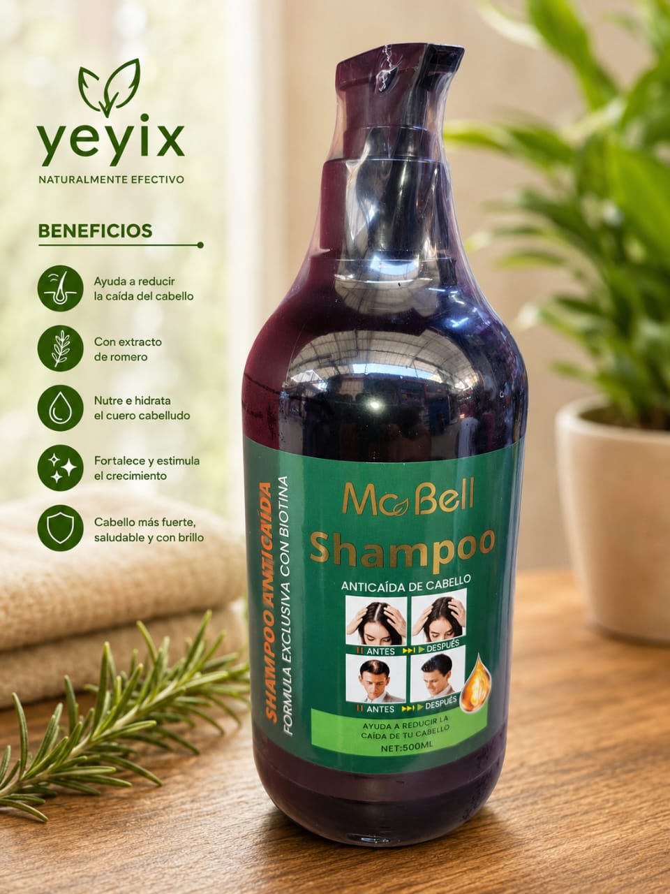 SHAMPOO DE ROMERO - 500ml