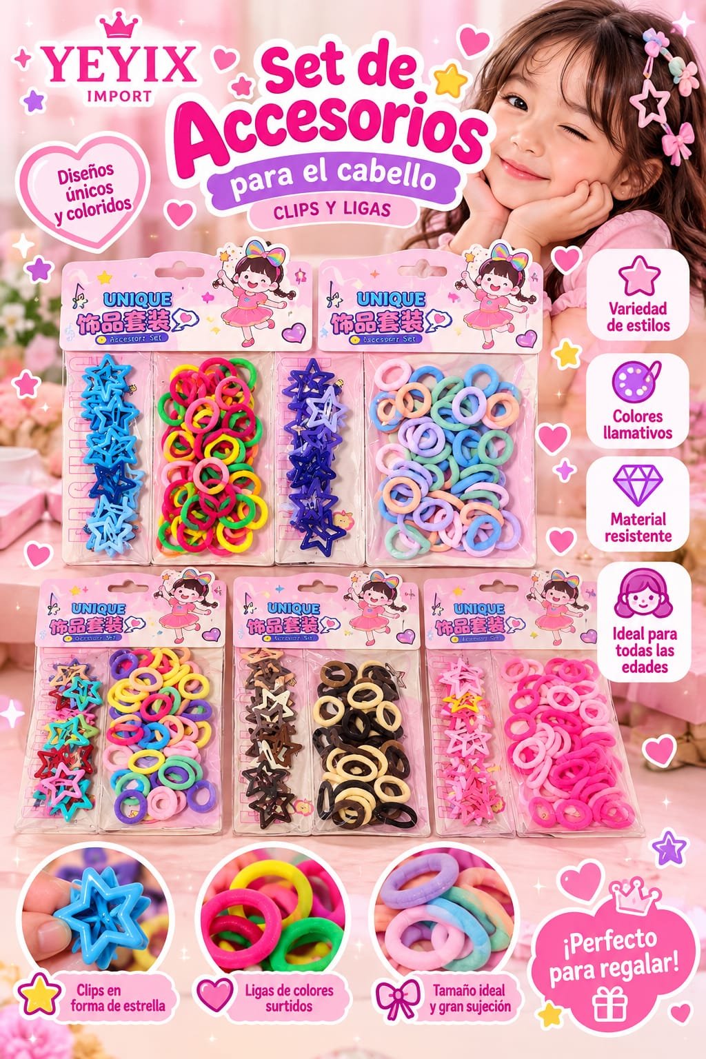 SET DE DONITAS + ESTRELLAS