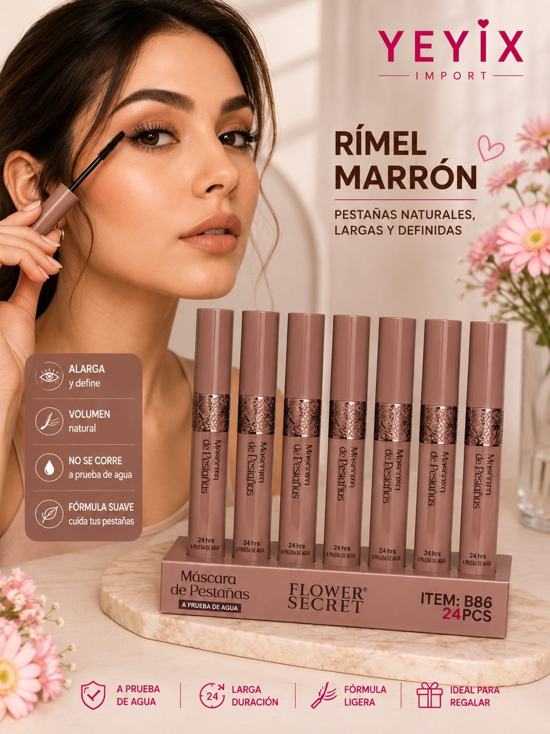 RIMEL MARRON / FLOWER SECRET