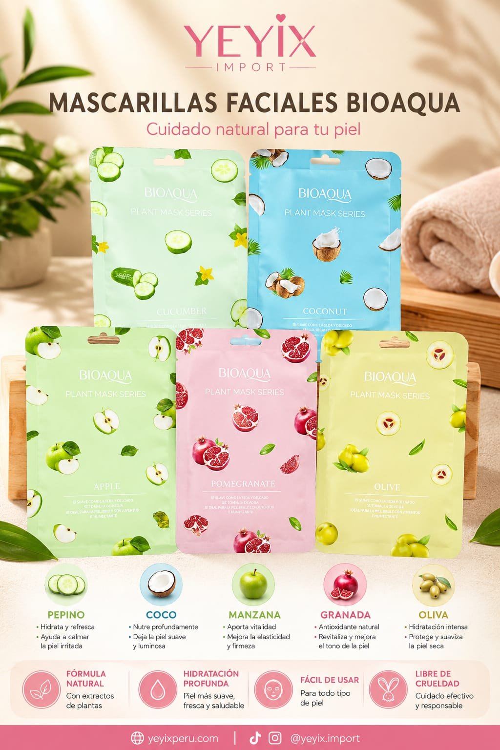 MASCARILLA FACIAL - BIOAQUA