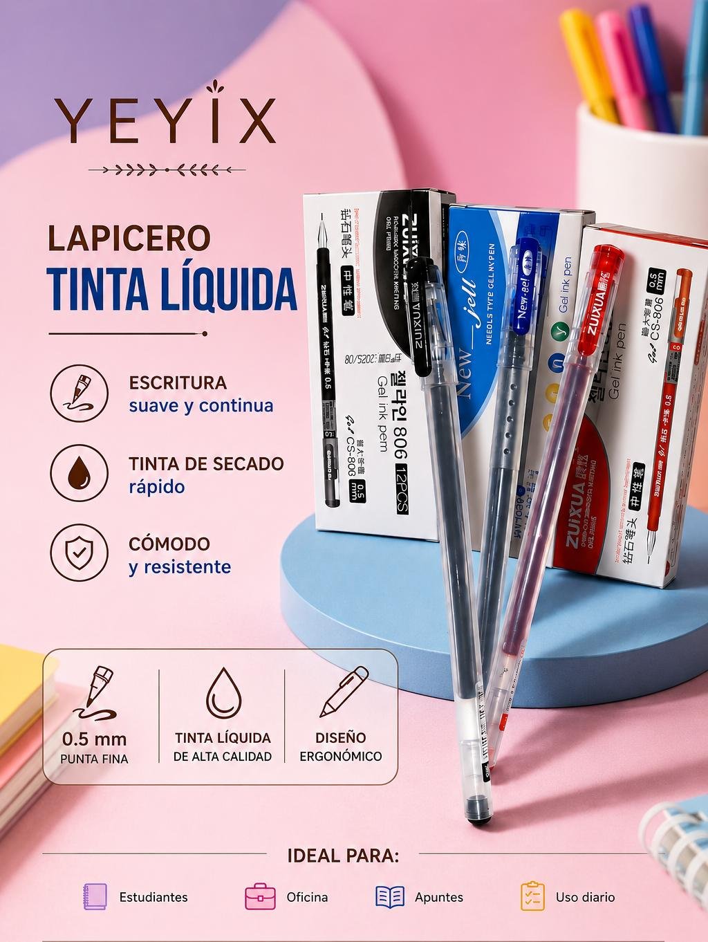 LAPICERO TINTA EN GEL
