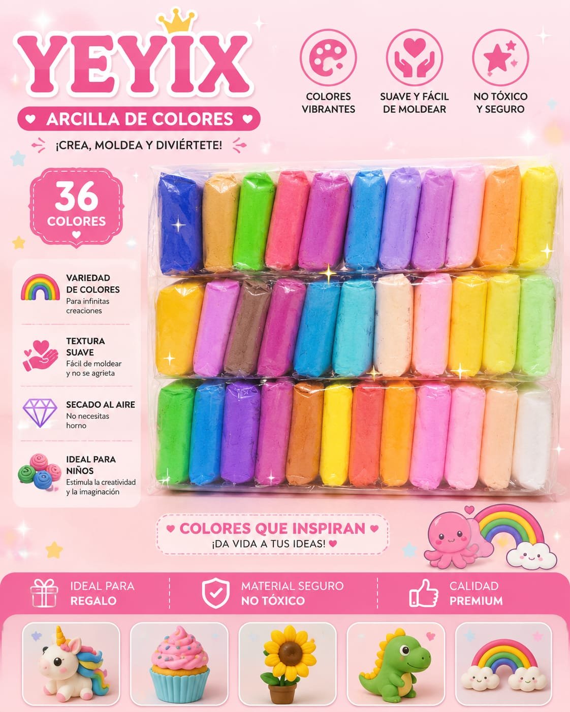 FOAMI (SET DE 12 MASAS)