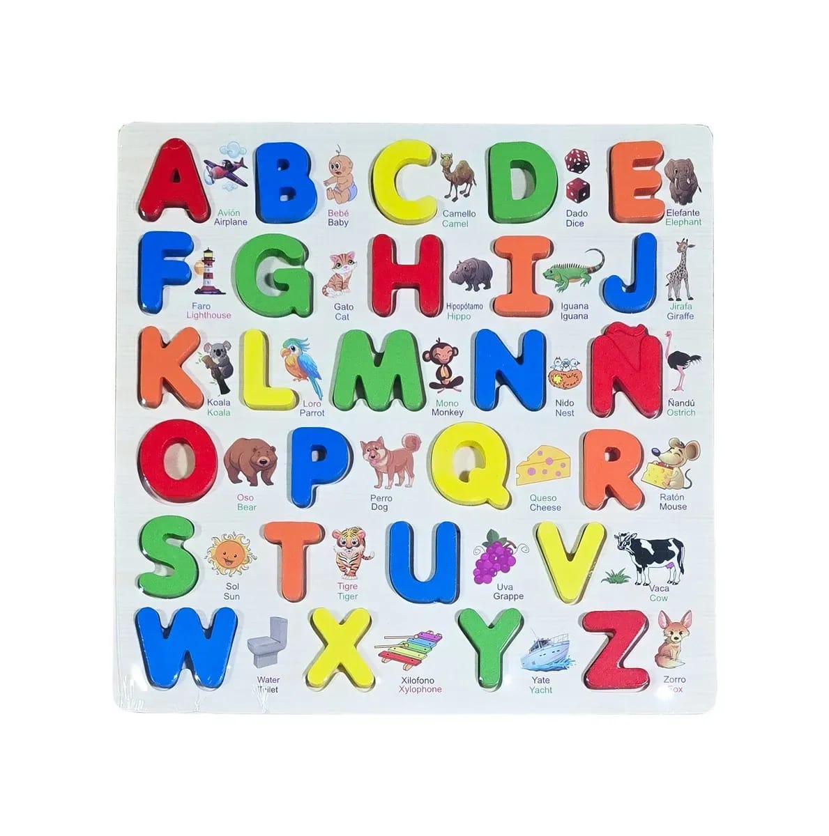 ROMPECABEZA DE LETRAS 3D