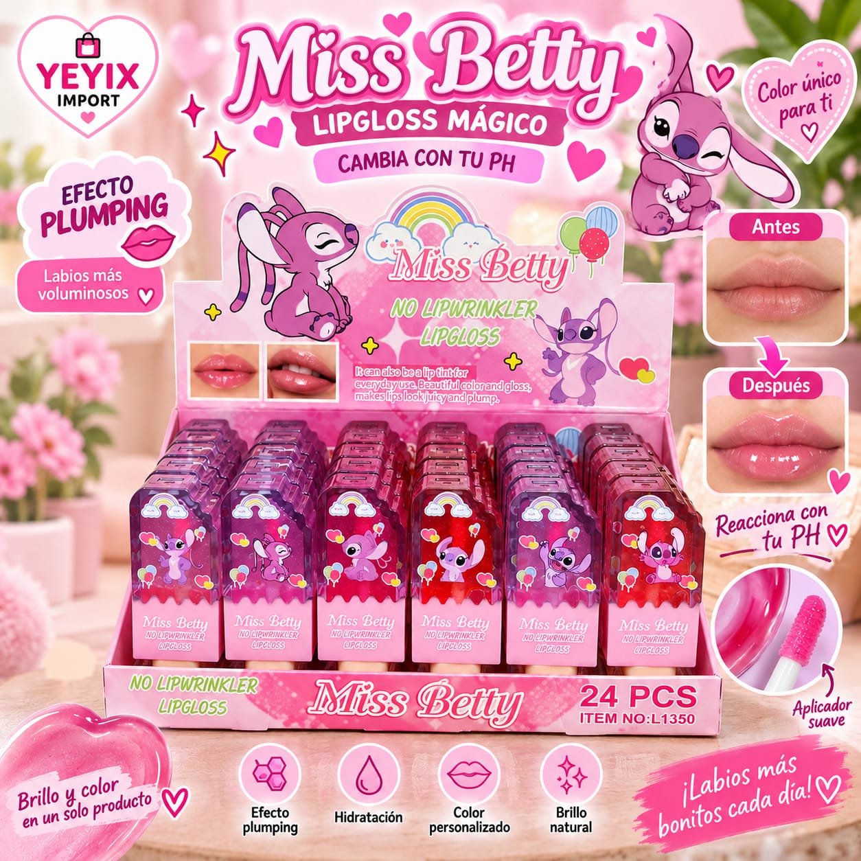 LIPGLOSS MAGICA PH STITCH / MISS BETTY