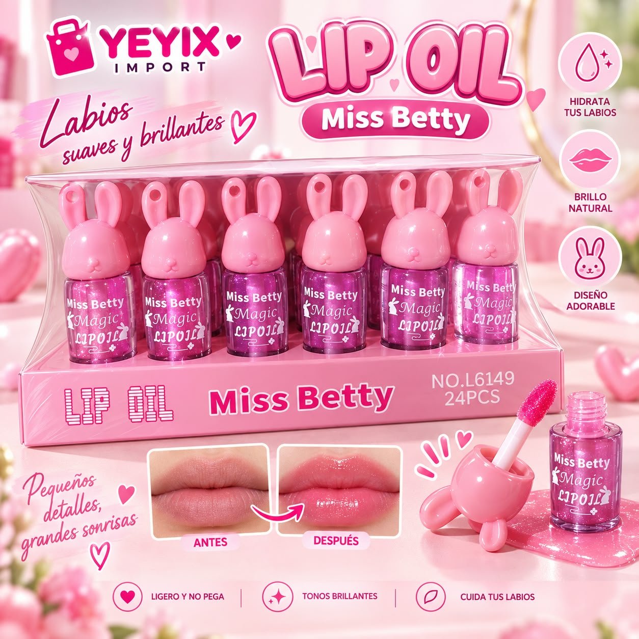 LABIAL MAGICO PH CONEJITO / MISS BETTY