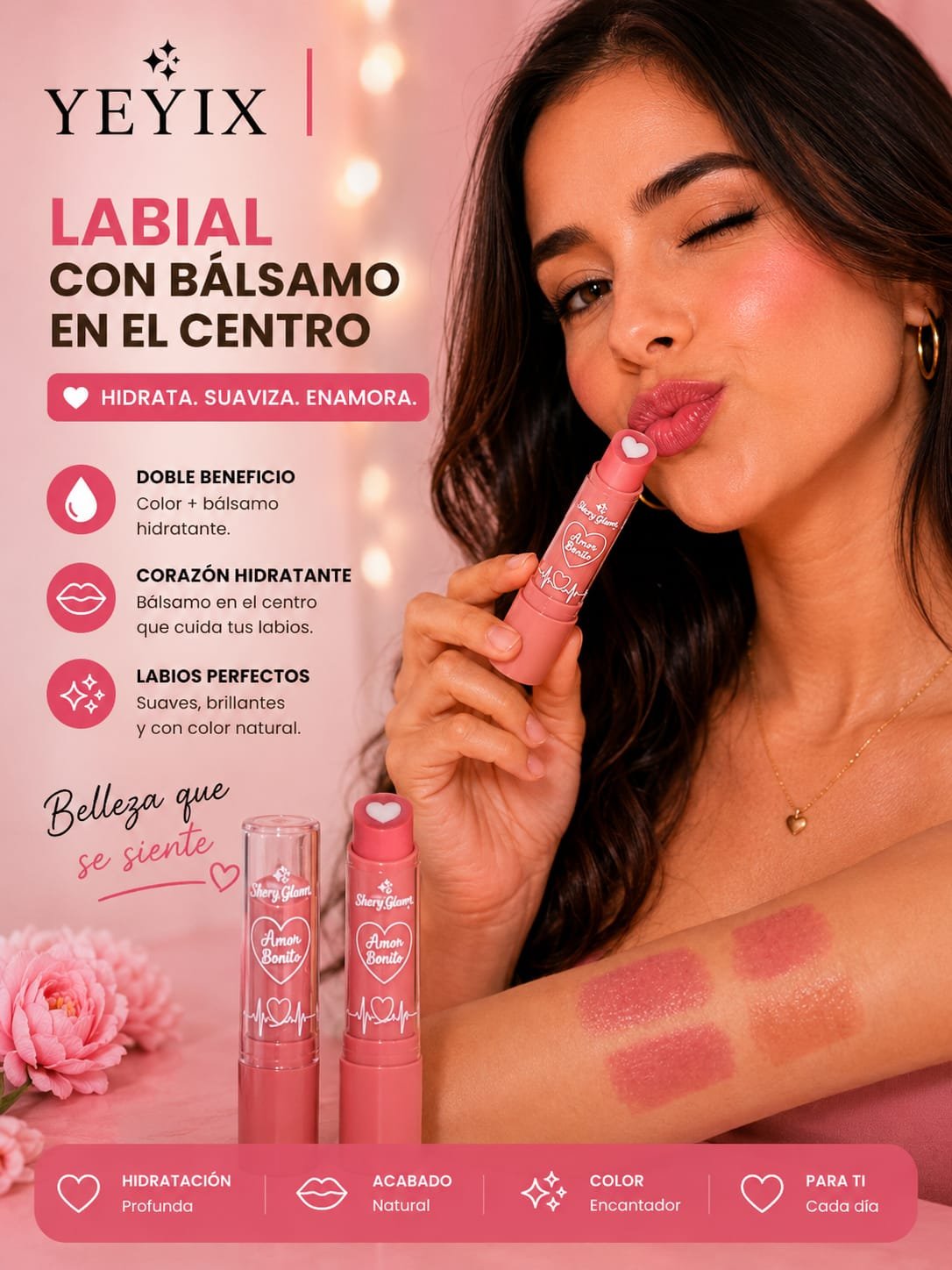LABIAL CON BÁLSAMO EN EL CENTRO