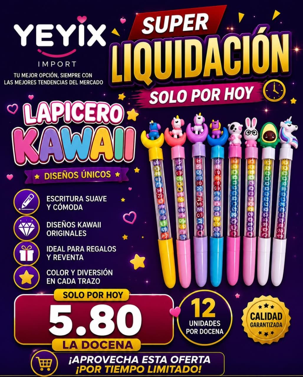 LAPICERO KAWAII