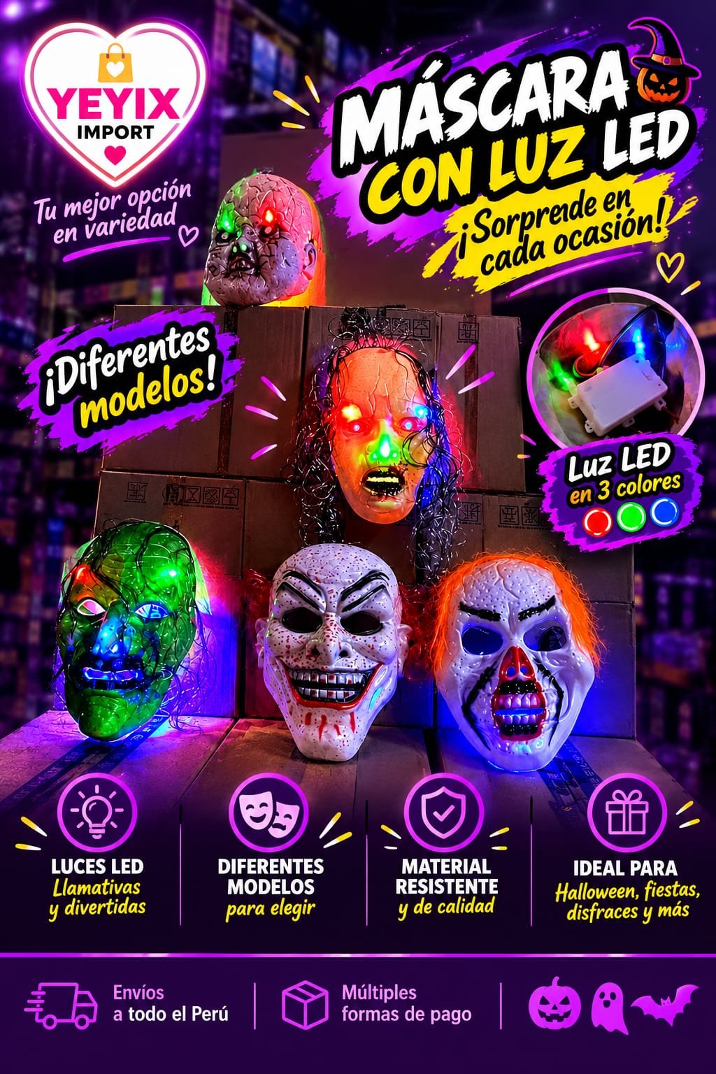 MASCARA HALLOWEEN