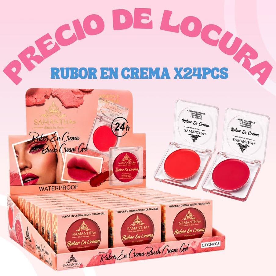 Rubor /labial en crema - Samantha✨