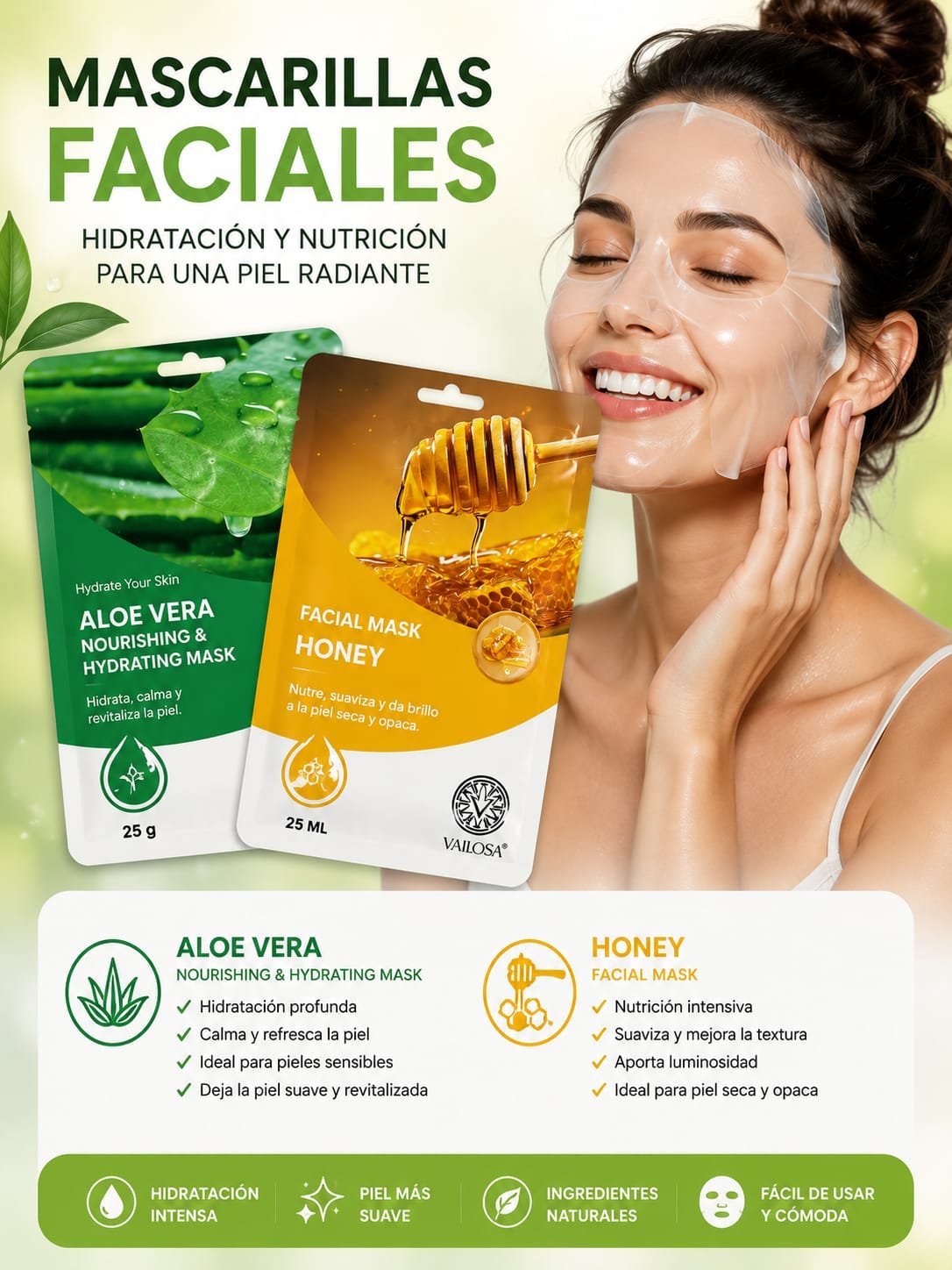 MASCARILLA FACIAL / VAILOSA