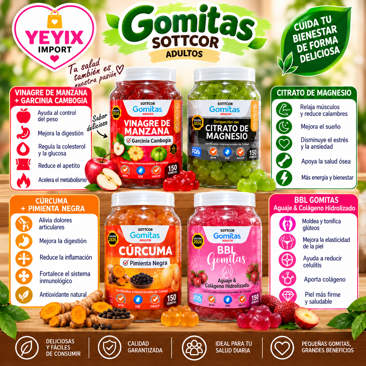 GOMITAS SOTTCOR ADULTOS