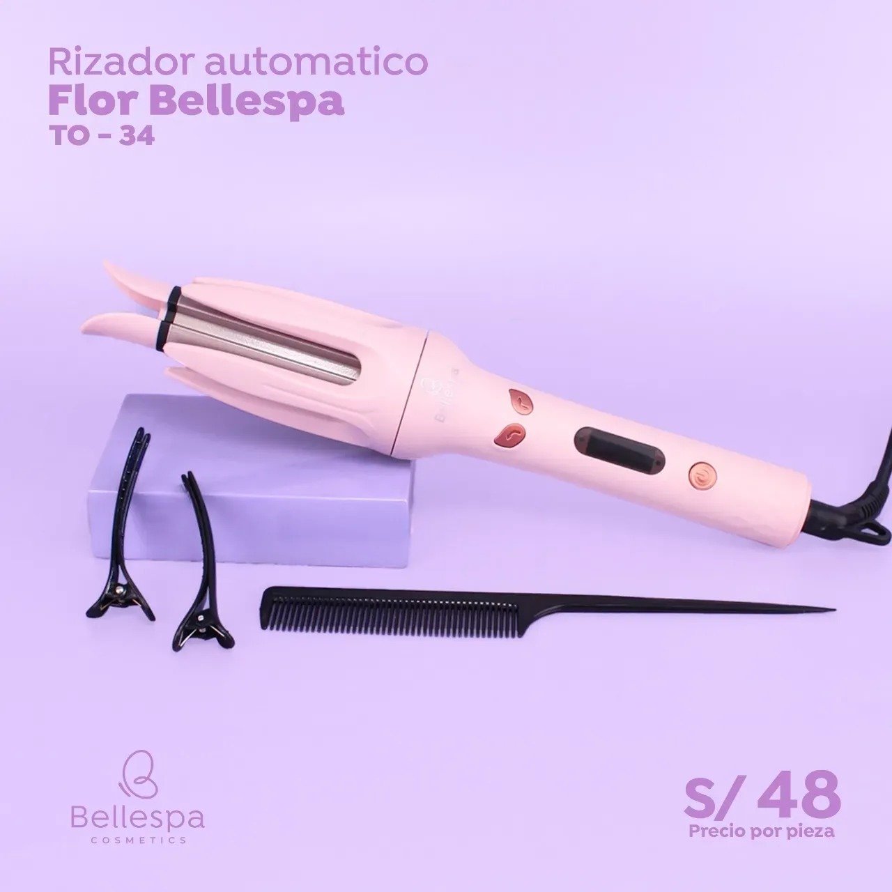 RIZADOR CON ACCESORIOS BELLESPA