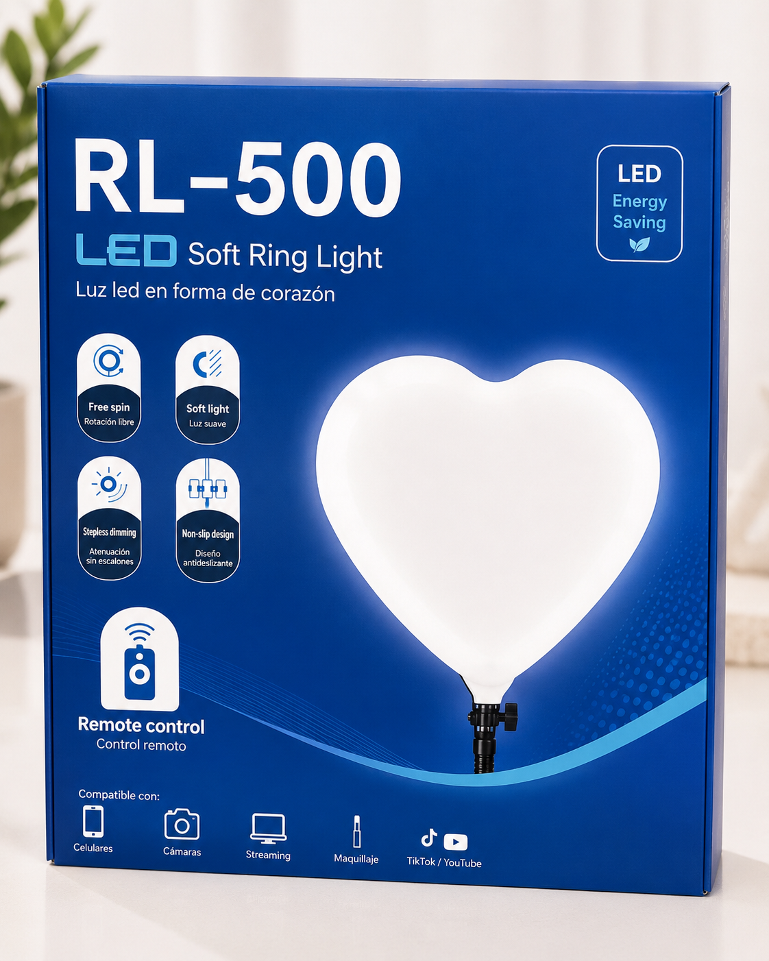TRIPODE CON LUZ LED
