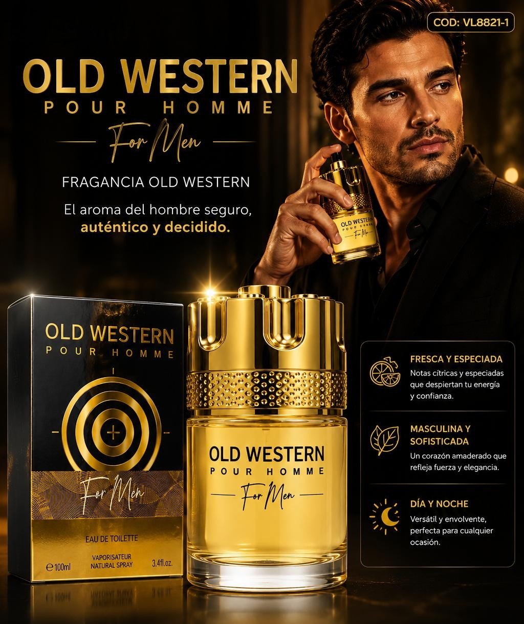 Perfume OLD WESTERN Dupe de AZZARO