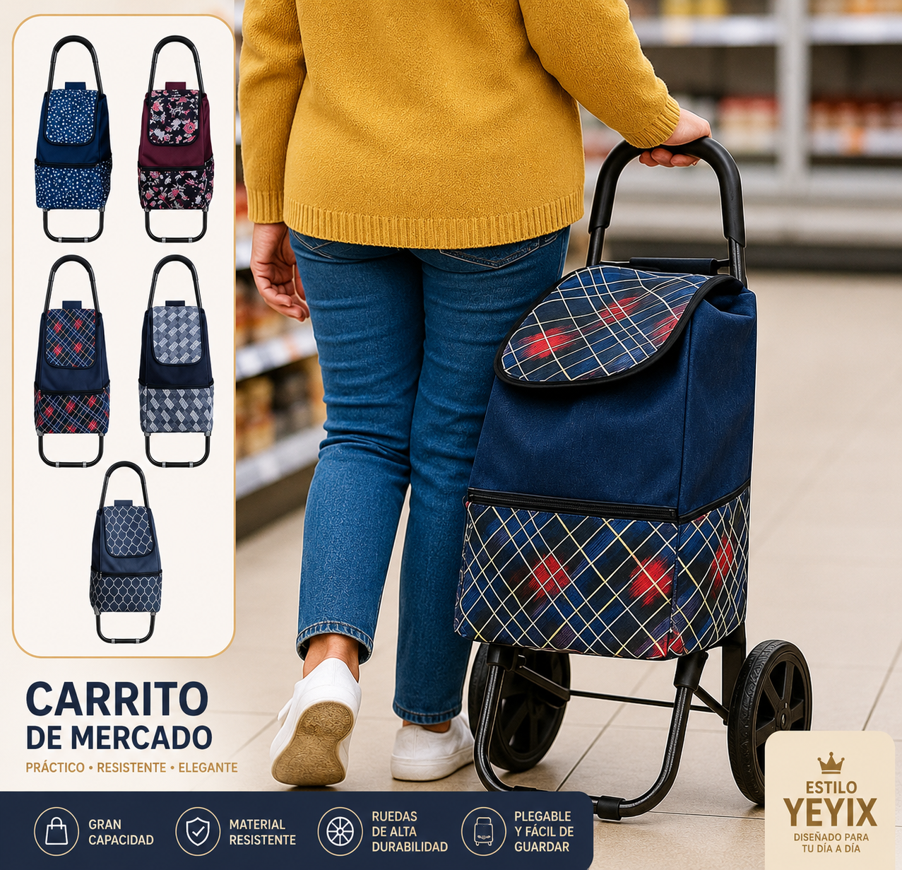 CARRITO DE COMPRAS REFORZADO