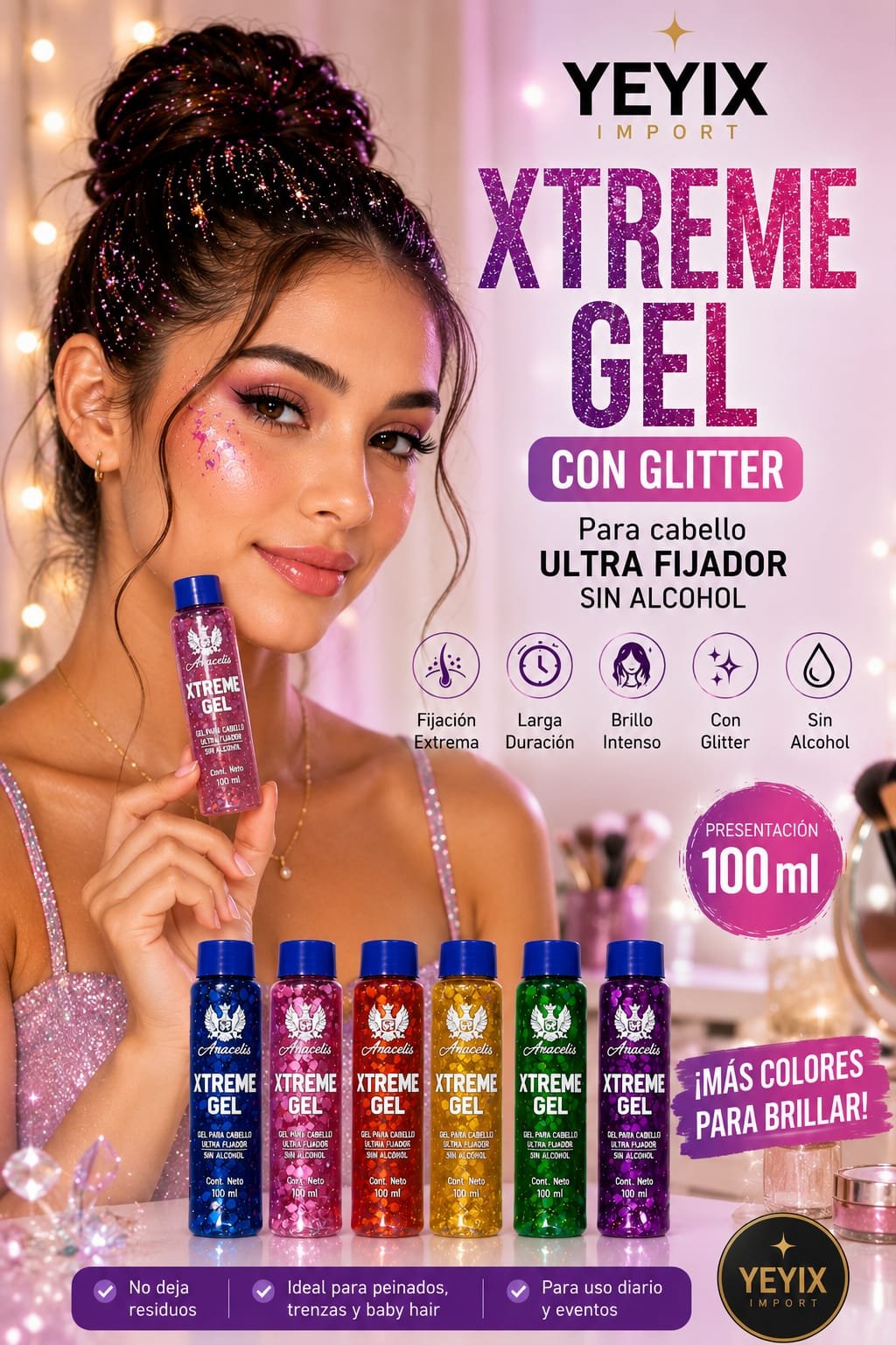 GEL GLITTER 100ml