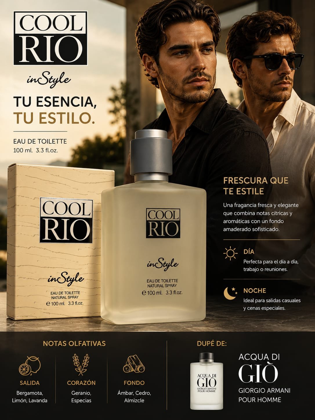 PERFUME COOL RÍO DUPE DE ACQUA DI GIO